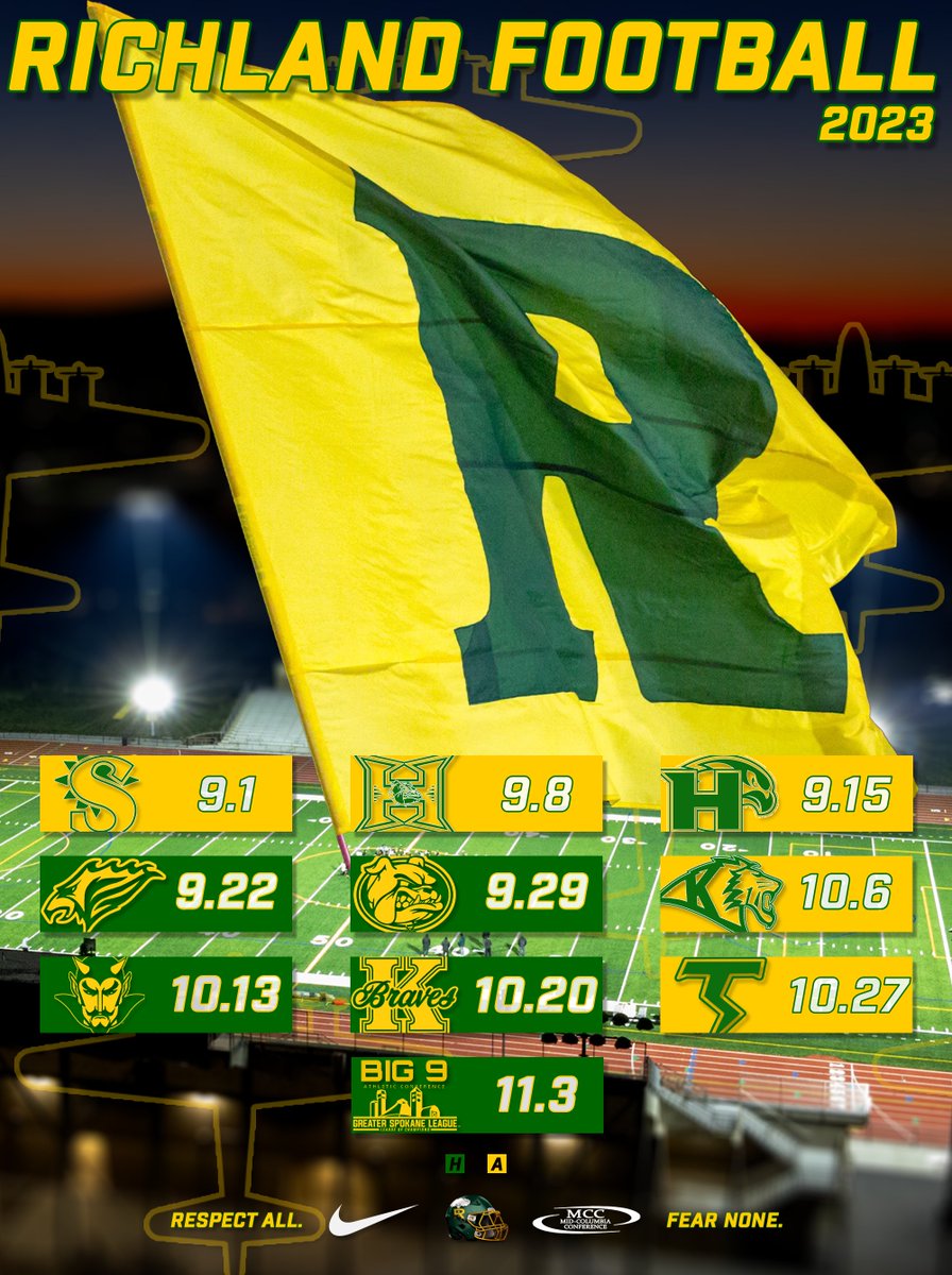 RHSBomberFB's tweet photo. 88th Season of Richland Bomber Football.  

Only 18 Fridays to go!  

#RAFN // #GrabARock // #GoBombers https://t.co/cdavWiVbxr
