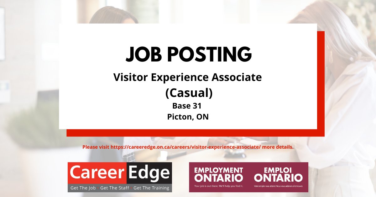 Career_Edge's tweet photo. Did you miss the Base 31 Hiring Fair? Don't worry there is still time to apply for these great positions.

Event Support Staff

Visitor Experience Associate

Bartender

https://t.co/z1V9hkrKsX

#CareerEdge #gettheedge #getthestaff #getthetraining #getthejob https://t.co/ngV3gq8fVG