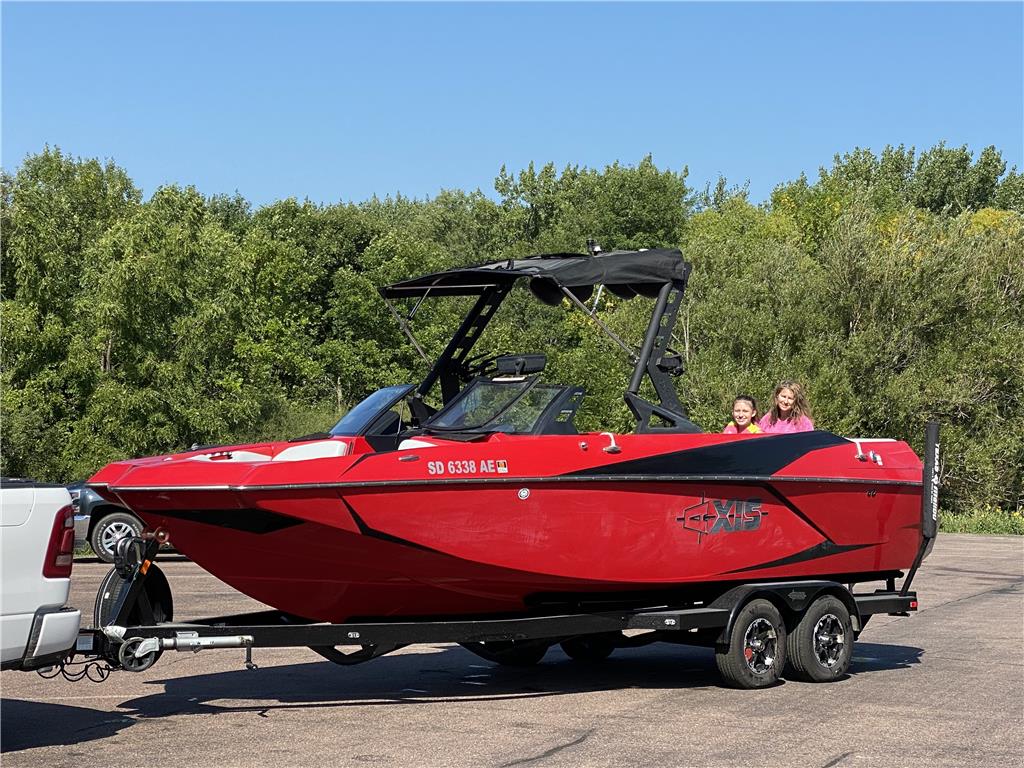 For Sale - 24' 2019 Axis A24 with only 95 hours at Heinen Motorsports in Osseo, MN for $87,900.  To contact the seller use the link below or find the boat on OnlyInboards.com. #axisa24 #heinen #axiswake onlyinboards.com/2019-AXIS-A24-…