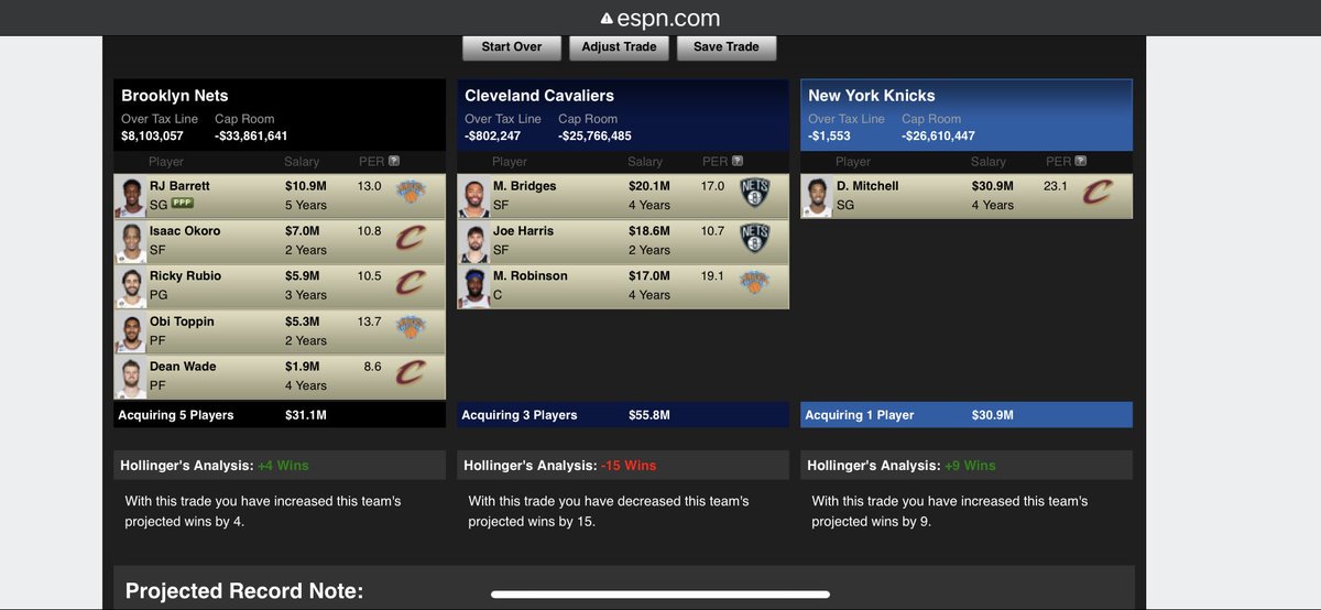 CoachJones86's tweet photo. @cavs @BrooklynNets @nyknicks 
Everyone comes out a winner https://t.co/4vy1cFqeAF