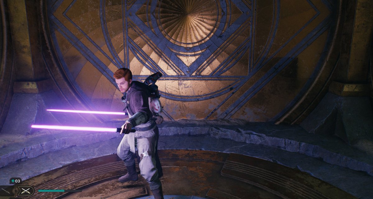 DiggingAcorn33's tweet photo. @electronicarts Since playing Jedi Survivor, alongside the game being horribly optimized for some reason my save is completely soft locked on the mission Bring The Gyro Back To Greez, as the ai droid freezes in place at the top of the elevator and refuses to open it #help https://t.co/pk9rAXDLMw