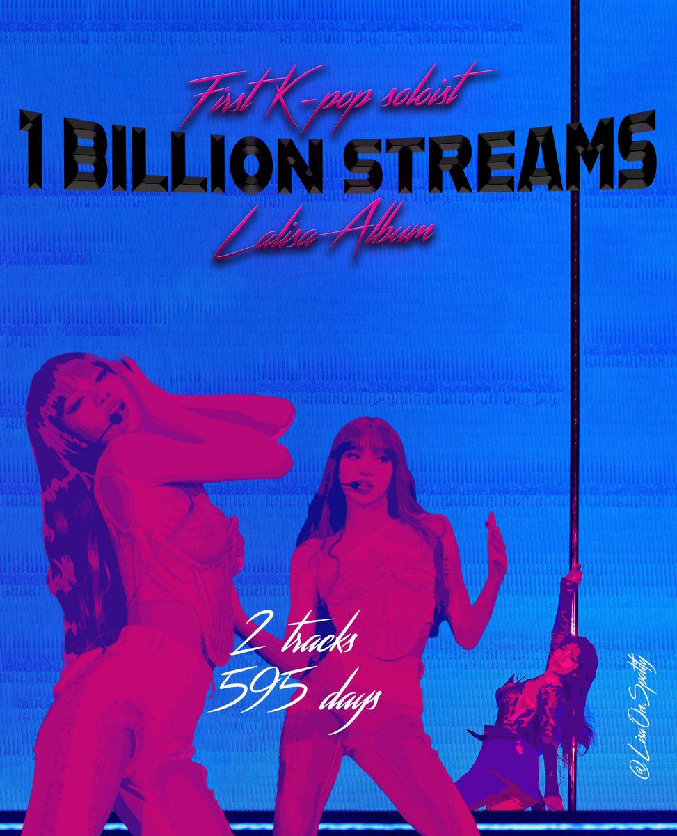hundtwo2703's tweet photo. CONGRATS LISA
LALISA ALBUM ONE BILLION
#LALISA_1B_SPOTIFY https://t.co/MBtSFgW9F2