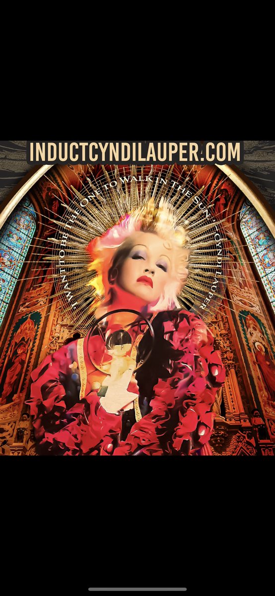 CyndiMuseum's tweet photo. Did you see the campaign video that we made for the #InductCyndi campaign last year? Pretty proud of it and even Cyndi liked it 🙂  Watch it today in anticipation of Cyndi being included in the Induction Announcement (in approximately one week)! FINGERS AND TOES CROSSED... 
https://t.co/x5XimqbZH5
#cyndilauper #rrhof #rockhall