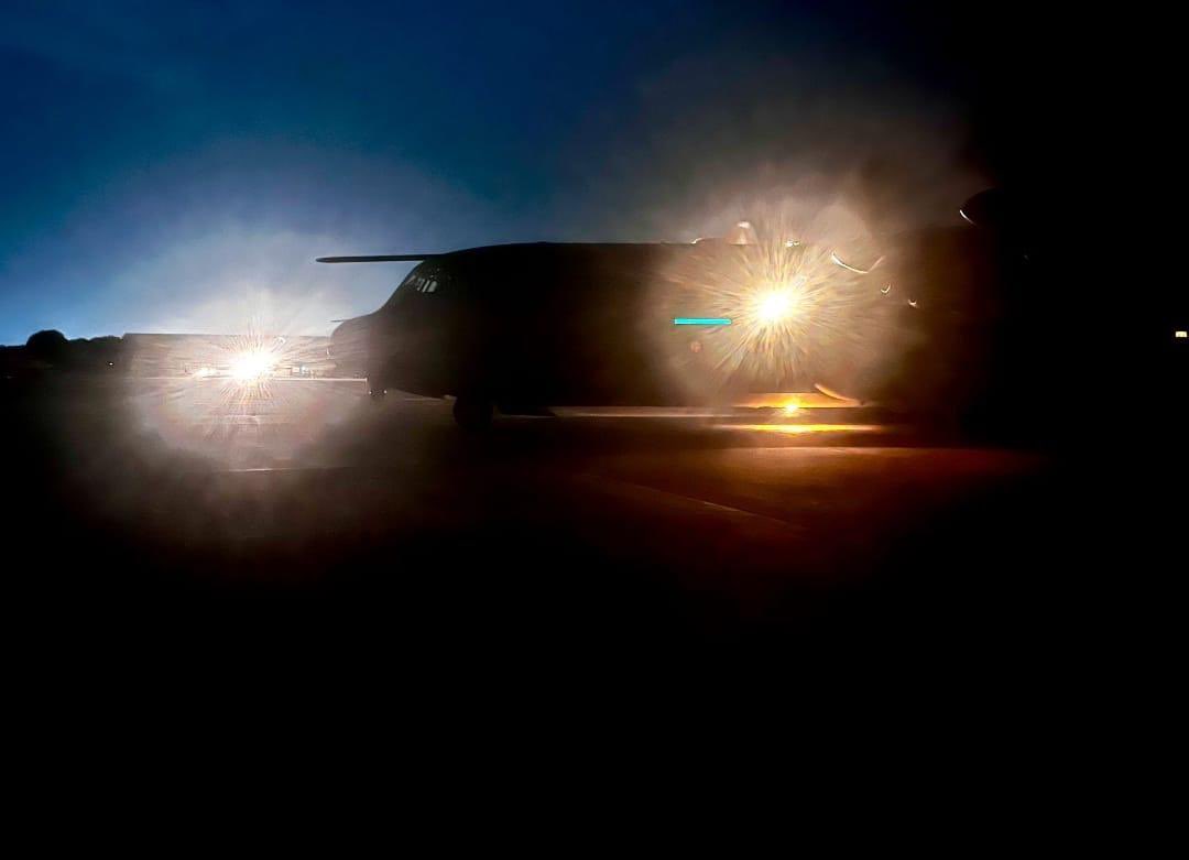 AdityaRajKaul's tweet photo. DARING NIGHT OPERATION CARRIED OUT BY Indian Air Force C-130 AIRCRAFT

In a daring operation carried out on the night of 27/28 Apr 2023, a C-130J aircraft of the IAF rescued 121 personnel from a small airstrip at Wadi Sayyidna, which is about 40 km North of Khartoum. The passengers included medical cases, including a pregnant lady; besides those who had no means to reach Port Sudan.

This convoy was led by the Indian Defence Attaché, who was in continuous touch with IAF authorities all along, till they reached the airstrip at Wadi Sayyidna. The airstrip in question had a degraded surface, with no navigational approach aids or fuel, and most critically or landing lights (that are required to guide an aircraft landing at night). 

Approaching the airstrip, the aircrew used their Electro-Optical/Infra Red sensors to ensure that the runway was free from any obstructions and no inimical forces were in the vicinity. Having made sure of the same, the aircrew carried out a tactical approach on Night Vision Goggles, on a practically dark night.

Upon landing, the aircraft engines were kept running while eight IAF Garud Commandos secured the passengers and their luggage into the aircraft. As with the landing, the take off from the unlit runway was also carried out using NVGs.
This approximately two and a half hour operation between Wadi Sayyidna and Jeddah will go down in the annals of IAF history for its sheer audacity and flawless execution - akin to that carried out in Kabul.