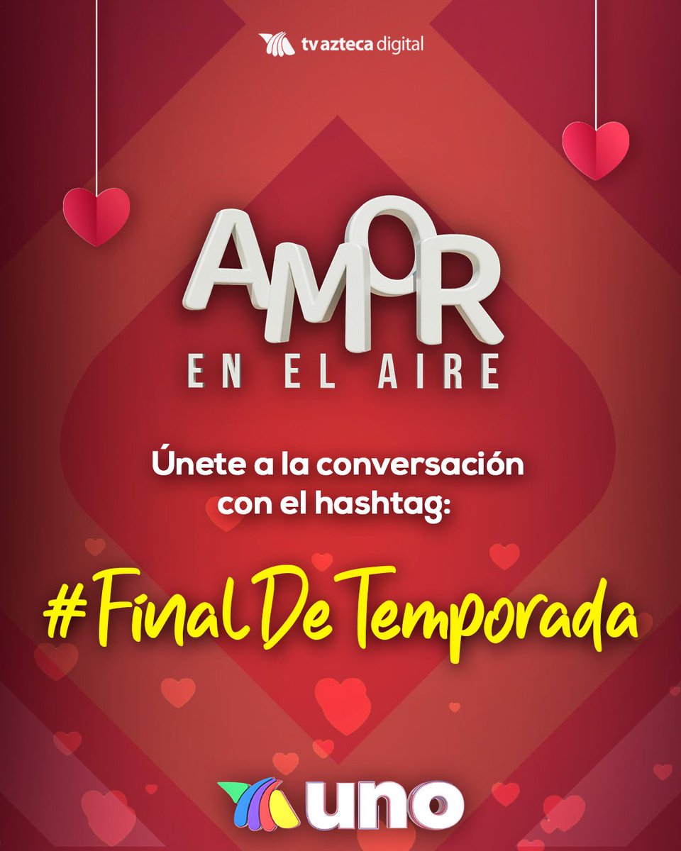 Hablemos de despedidas de amor. 💞

Únete a la conversación con el hashtag: #FinalDeTemporada 📲