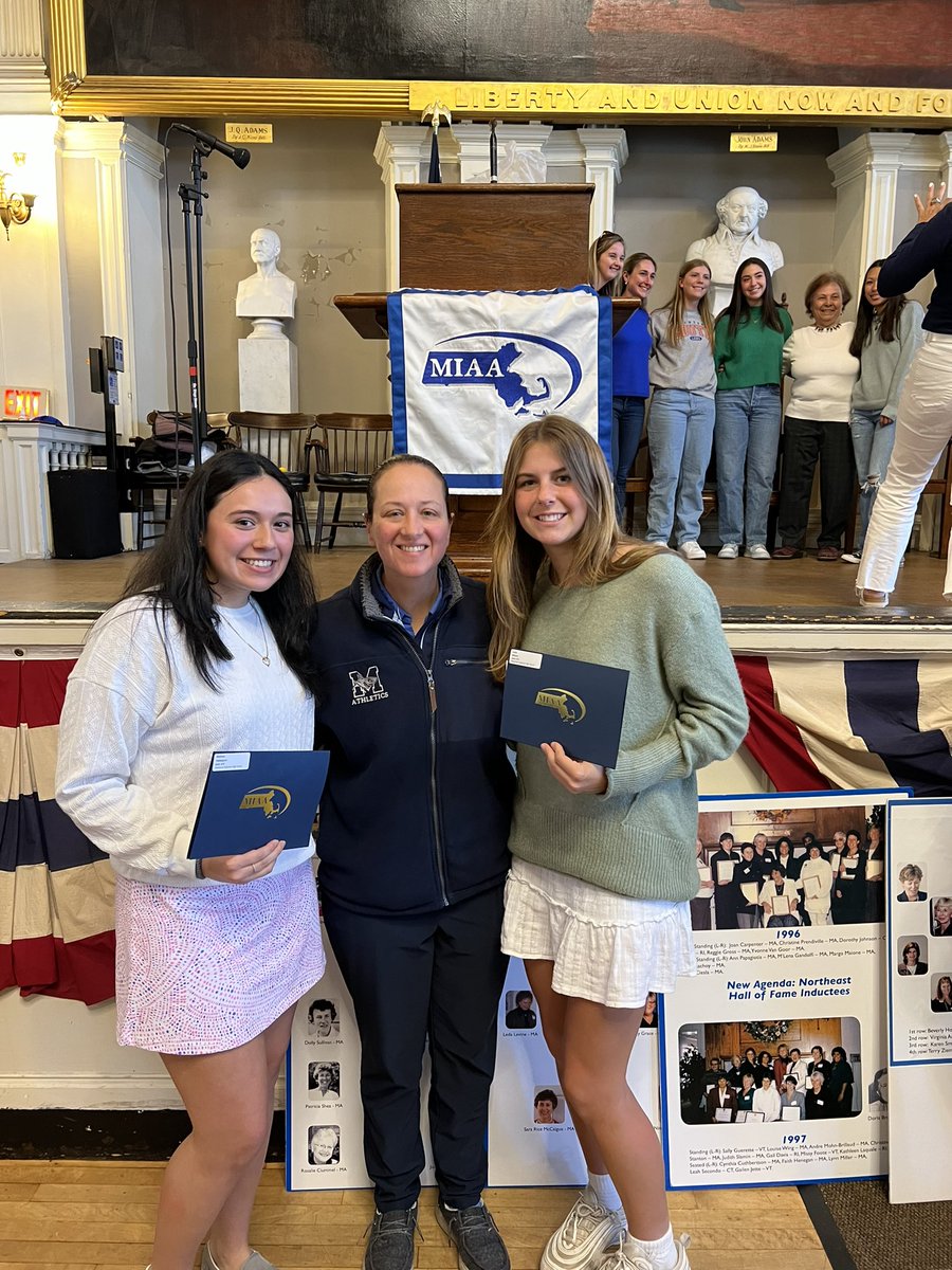 MonomoySharks's tweet photo. Lucy Mawn and Melissa Velasquez representing the Sharks today at Massachusetts celebration of Girls and Women in Sports Day! @PrincipalJPo @MonomoySchools @MonomoyAT https://t.co/Rl1wMxCUUl