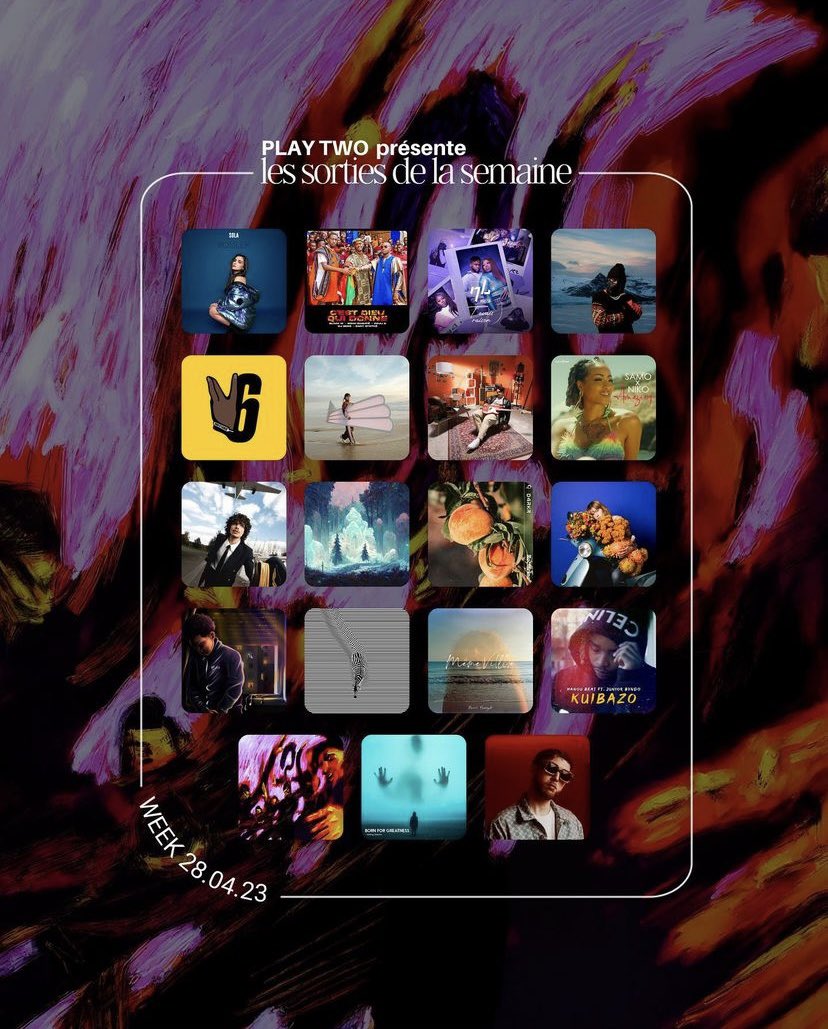 Les sorties de la semaine 🔥 

<a href="/obesplif/">henri bungert</a> - Même Vi(II)e
Born for Greatness - Echoes
Sola - Rouler
<a href="/Bmesrimes/">BLACK.M</a> <a href="/Diabateba/">Sidiki Diabaté</a> <a href="/Coulib75019/">Couli B 🇲🇱</a> feat DJ Bens - C'est dieu qui donne
NL feat Maïssa - T'avais raison
<a href="/elhkmer/">Elh Kmer</a> - Vivaldi 
Zélie - Est-ce que tout va bien ?
Leofiftyfive - 55

⬇️⬇️