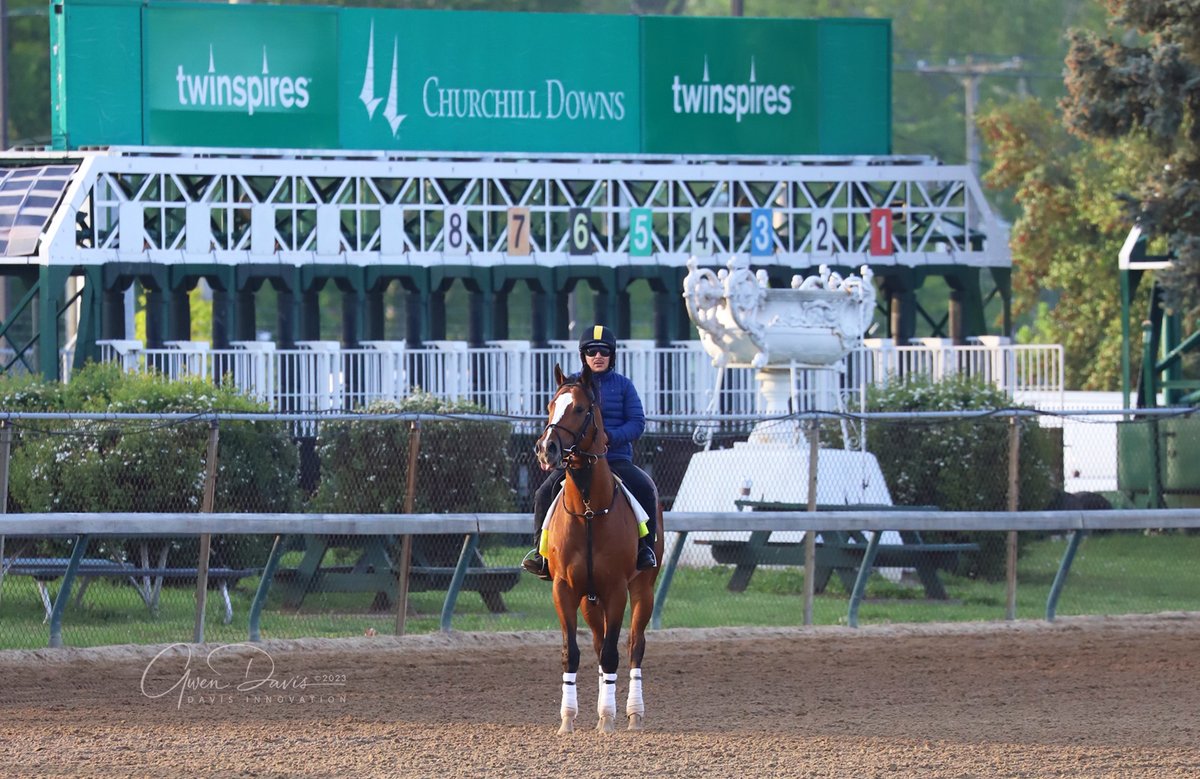 Romansracing's tweet photo. Cyclonic winds of uncertainty surrounding #KyDerby Day status.  (We're getting poetic while we wait). 
📸 @InnovationDavis #CycloneMischief https://t.co/I56lrMAeRj
