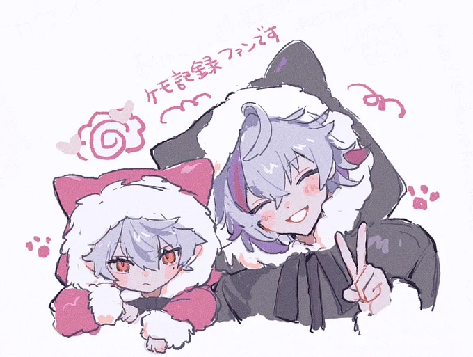 ひつじさんmokumokumoon_23のケモ記録FAのFA 絵チャお邪魔しました!