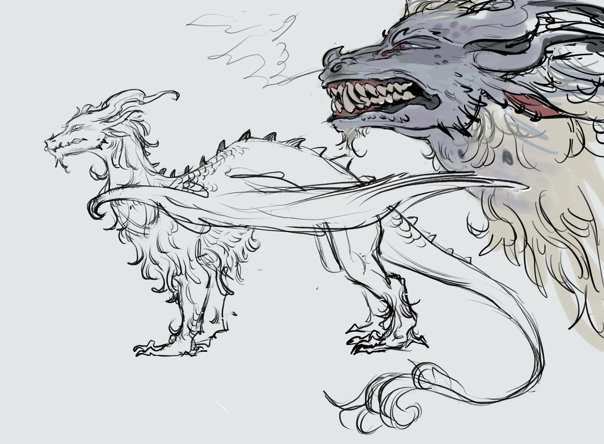 current obsession oc,, shes from one of my stories and shes a princess who was turned into a dragon against her will, she has humanoidish forms though 🐉 #procreate