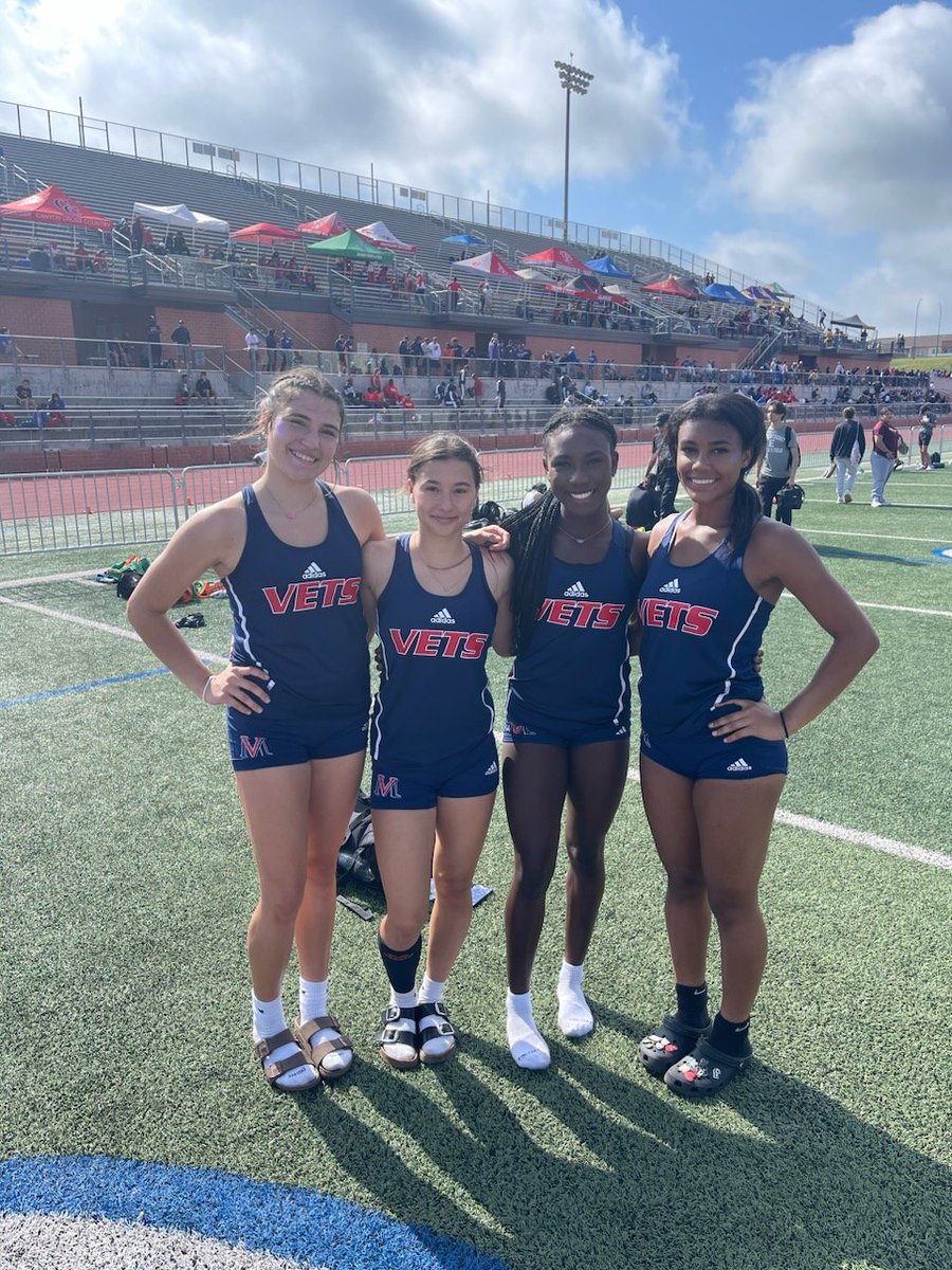 4x100m Relay is moving on to finals after running a season best time of 49.49 @VMAthletics @CCISD @VMHSEagles