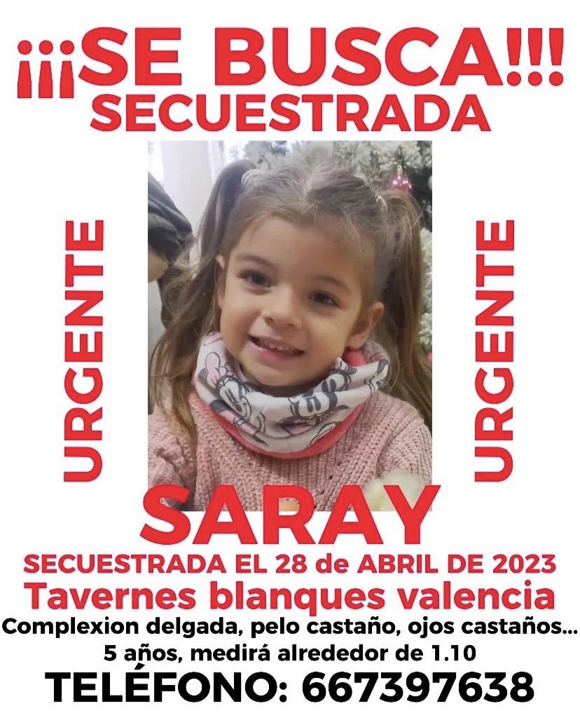 Martapam2's tweet photo. Han secuestrado esta mañana a la hijastra de una amiga en Tavernes Blanques, València. porfa RT!!! https://t.co/AJXVOogmiA