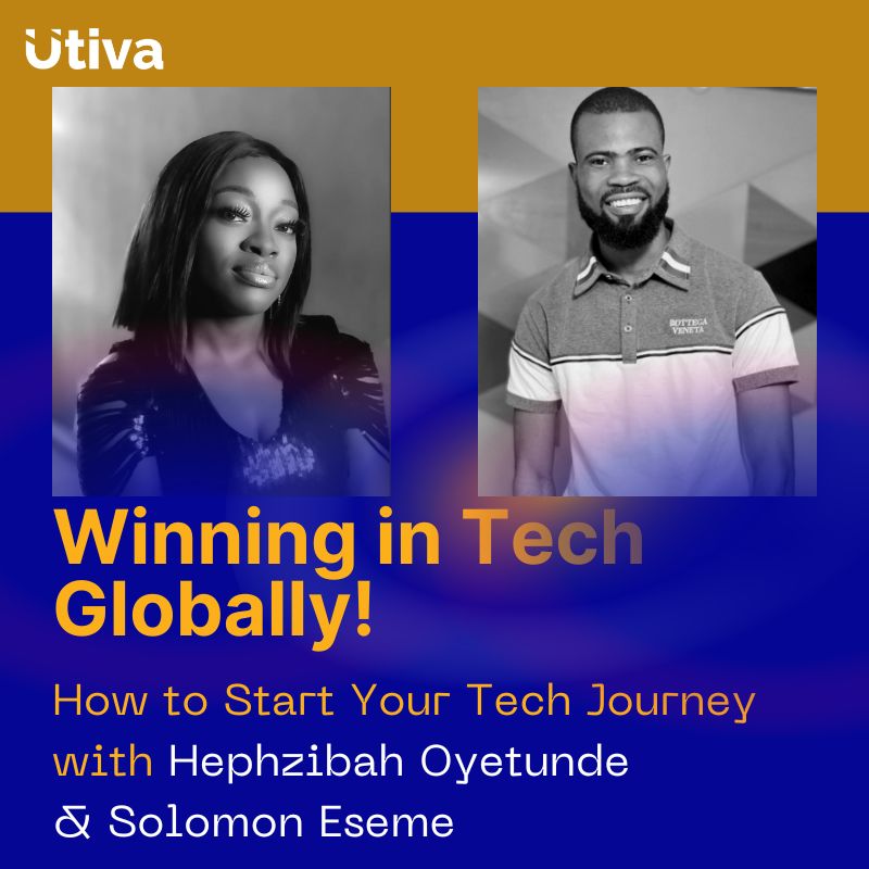 utiva_io's tweet image. 📢 Join us for tonight's #UtivaTwitterSpace as we Learn how to start your tech career with
@theladylolu and @Kaperskyguru

Time 📷: 8:00pm (WAT)

📷 Set a reminder now:   
… Lot of insights and tips to be looked at.

Zainab
Twitter NG