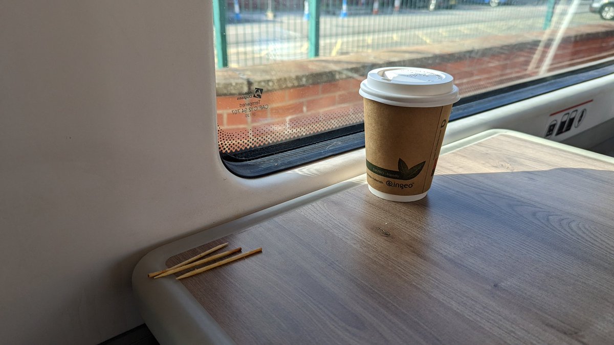 gazzythomas's tweet photo. Dear @tfwrail your train had a 45 minute layover in Llandudno but neither your employment contracts allow staff to clean trains or a lack provision of cleaners have resulted in this mess. When will you deliver a service to paying passengers? https://t.co/jNUf3isDcu