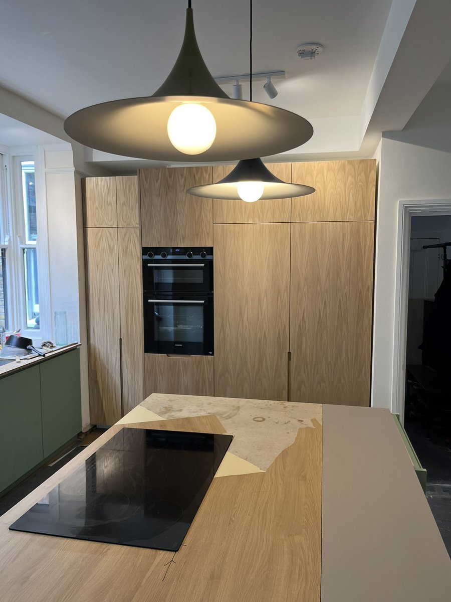 MakerTweets's tweet image. Latest kitchen going in