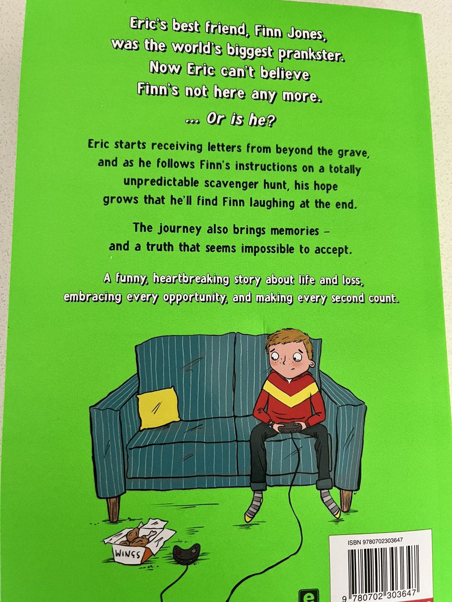 🧵 Thanks @HarrietDunlea @scholasticuk for superb #BookPost today - loved the sample I read of Finn Jones Was Here @simonjamesgreen so can’t wait to read this story around grief & embracing life. Out 11/5/23 for 9+ 📖