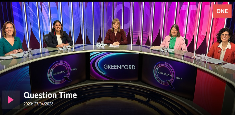 moridura's tweet photo. Last night's #Question_Time - Tory MP Rachel Maclean demonstrated gruesomely why the Tories are going to lose the next election.
She was greeted with astonished incredulity by the other panellists and with derision by the audience. https://t.co/wK7G8aXm3L