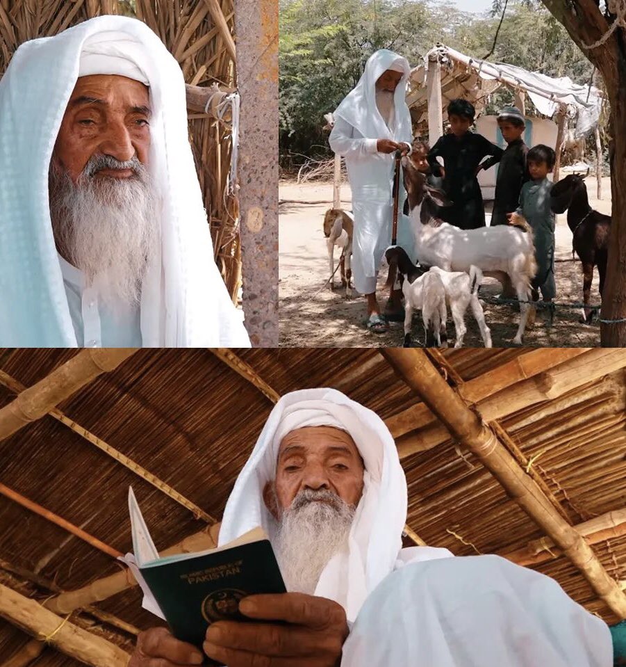 lovinriyadh's tweet photo. (1/5)
📢 Incredible Story Alert! 🙌✨

For 15 years, this remarkable elderly man from #Pakistan dedicated himself to grazing the goats of the villagers, all for the noble purpose of saving enough money to perform Umrah. 😇

IG: https://t.co/zJQojlHUpk https://t.co/9DSLCyjQSp