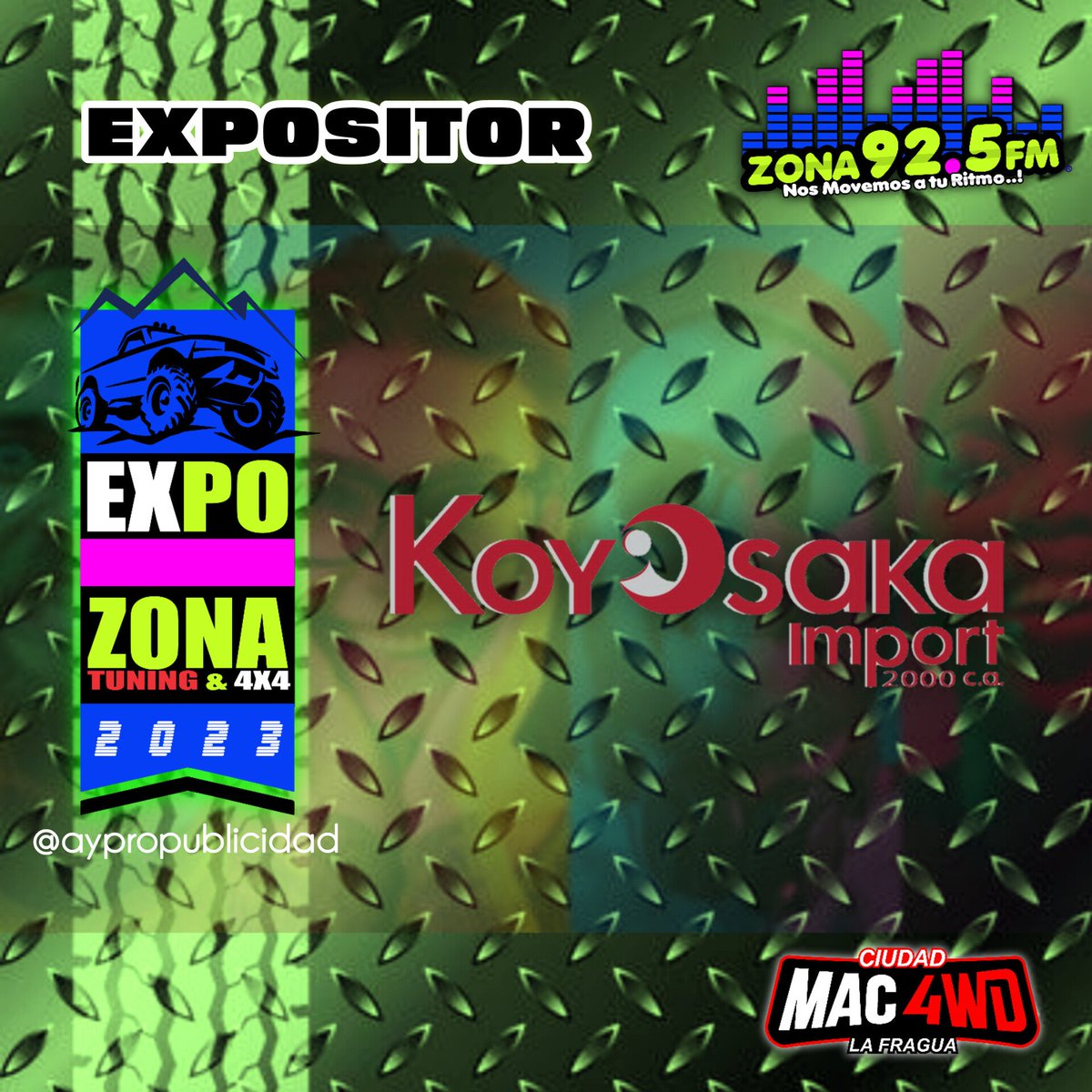 🔴Tu Tienda HONDA🔴

• <a href="/koyosaka/">Repuestos Honda</a> será uno de nuestros EXPOSITORES del sector #automotriz ⚠️ con presentación de todo tipo de #respuestos para la marca #honda
Nos vemos el 15y16 de JULIO 
En el Fangodromo de #saa 📍@mac4wd1 
🔴Reserva tu stand al:
0414 23 54 925 o a nuestro DM