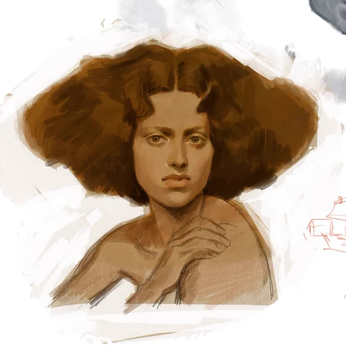 I also get asked what procreate brushes I use! The answer is Jin Sketch! Here's his store Gumroad.com/a/589274835 I should get back into iPad drawing.