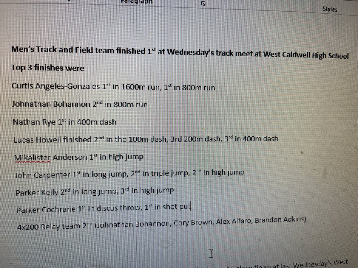 WLHS Men's Track and Field (@wlhsf) on Twitter photo 