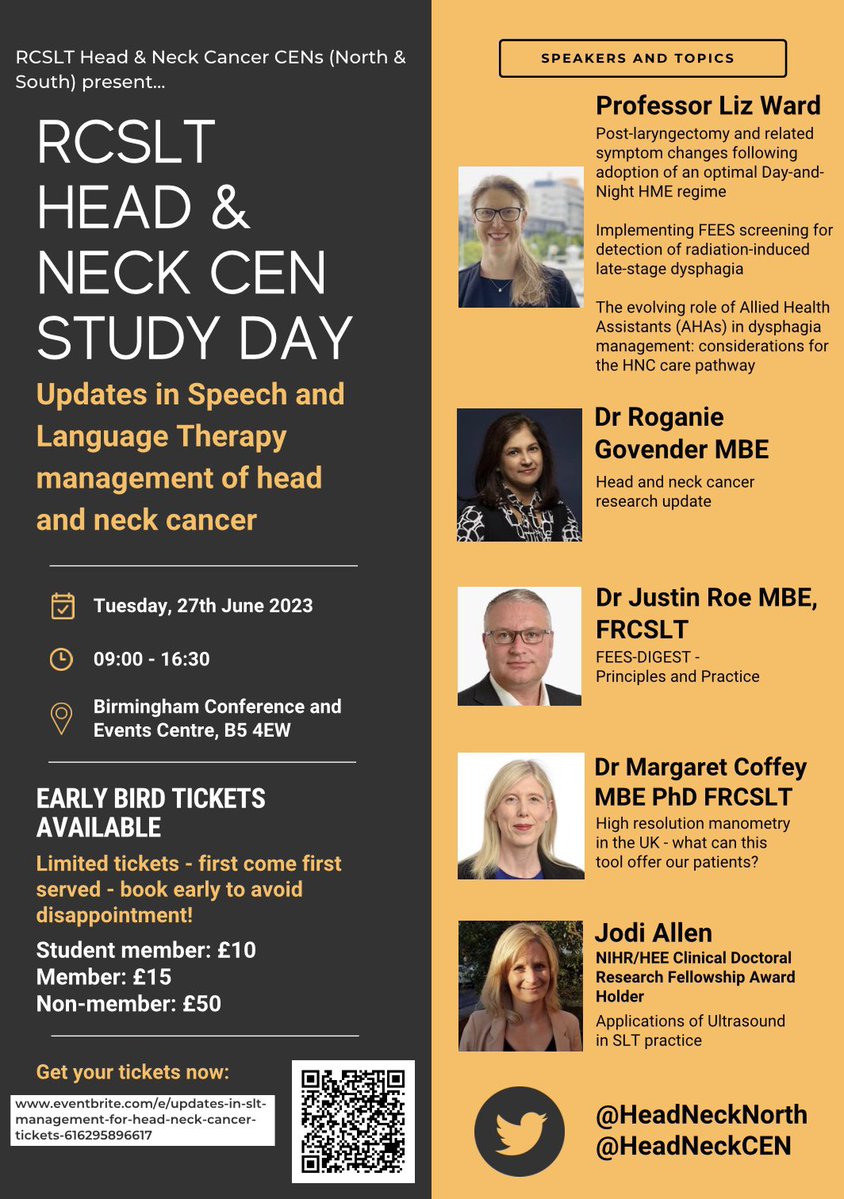 HANCUK (@infohancuk) on Twitter photo 📢 SAVE THE DATE! Tues 27th June 2023. Come to Birmingham and hear the latest updates on head and neck cancer management. Special study day organised by <a href="/HeadNeckNorth/">Head & Neck Cancer CEN (North)</a> <a href="/HeadNeckCEN/">Head & Neck CEN</a> <a href="/RCSLTLearn/">RCSLTLearn</a> 📢 SAVE THE DATE! Tues 27th June 2023. Come to Birmingham and hear the latest updates on head and neck cancer management. Special study day organised by <a href="/HeadNeckNorth/">Head & Neck Cancer CEN (North)</a> <a href="/HeadNeckCEN/">Head & Neck CEN</a> <a href="/RCSLTLearn/">RCSLTLearn</a>