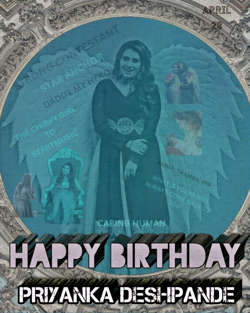 DnD_editz's tweet photo. Happy Birthday Azhagii ❤️ wishing you all success ahead 😊 stay happy 😊 stay blessed 😊 more n more love to you 😊 

#HBDPriyankaDeshpande https://t.co/KcSygLvk5d