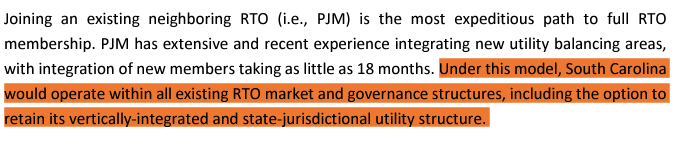 SimonMahan's tweet image. BREAKING: The South Carolina Market Reform Study Committee final report is now available via Brattle. Simple findings: Joining PJM would save ratepayers $281m-$362m ANNUALLY. Recommendation: " consider immediately initiating processes to join, create, or integrate with a regional…