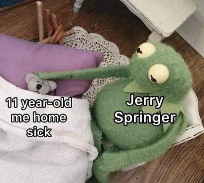 Fun fact: I've spent more total hours with Jerry than I ever did with my birth father. 😵💀😭🖤RIP