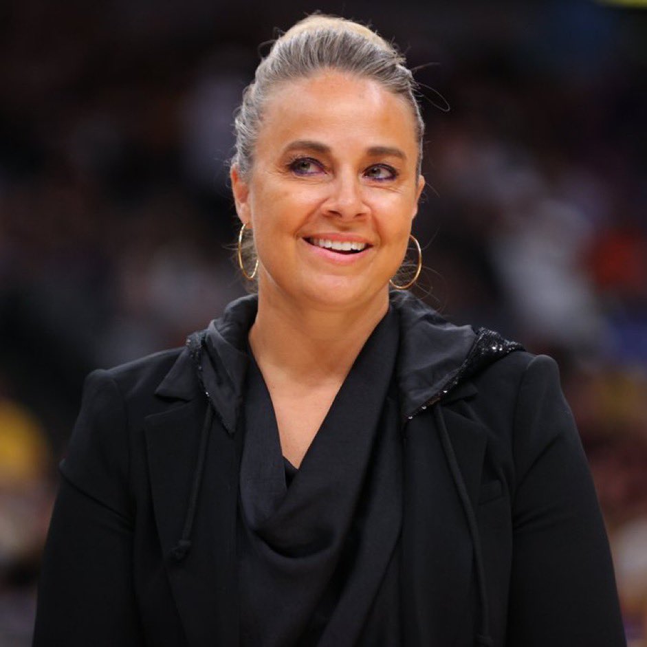 JoePompliano's tweet photo. The Toronto Raptors are interviewing Becky Hammon for their head coaching vacancy.

• 2022 WNBA Champion
• 2022 WNBA Coach Of The Year
• Spent 8 seasons with the Spurs

And here’s what NBA Hall of Famer Pau Gasol had to say about her coaching ability. https://t.co/Q6ADmWnptU