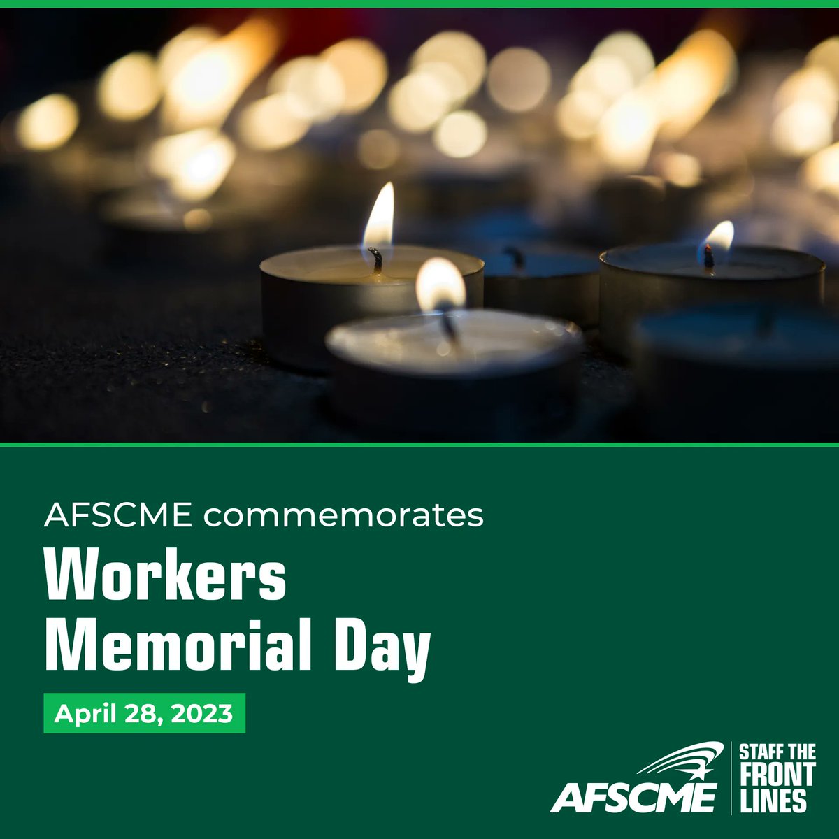 Today, we pause to remember those who were killed on the job. No one should lose their life or suffer injury or illness while providing for themselves and their families. Let this #WorkersMemorialDay serve as a reminder of why we must organize. afsc.me/3LCW7yW
