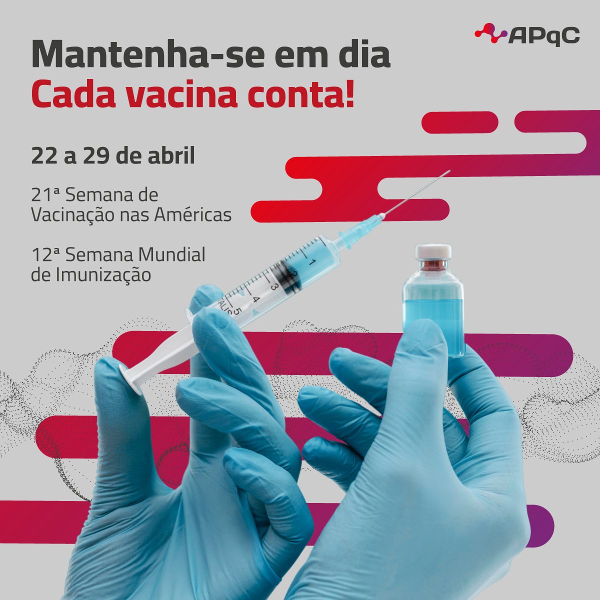 AApqc's tweet photo. Segundo a Organização Pan Americana da Saúde, o risco de surtos de doenças nas Américas atingiu o nível mais alto em 30 anos devido ao declínio na cobertura vacinal. A APqC está engajada nesta luta #emdefesadaciência e #contraonegacionismo.
Não se esqueça: #CadaVacinaConta! 💉 https://t.co/Entot6wiEn