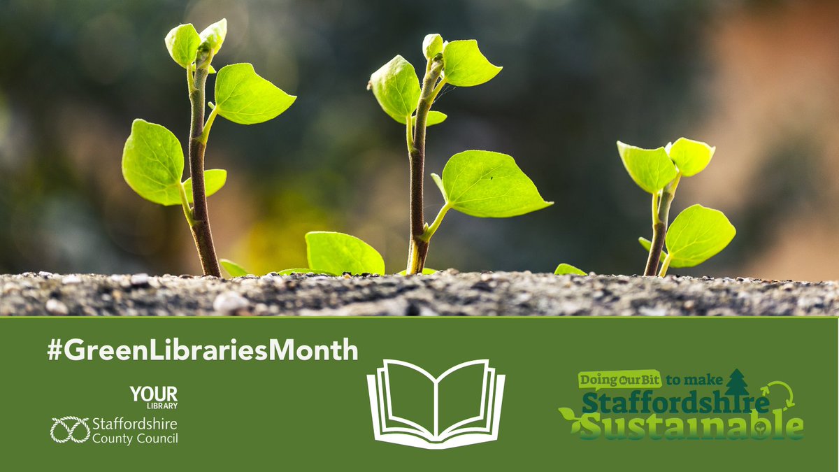 We are  celebrating Green Libraries Month across our Libraries.
We have got lots of exciting events planned. You can find one here linktr.ee/staffordshirel…
#GreenLibrariesMonth #DiscoverYourLibrary #Greenlibraries