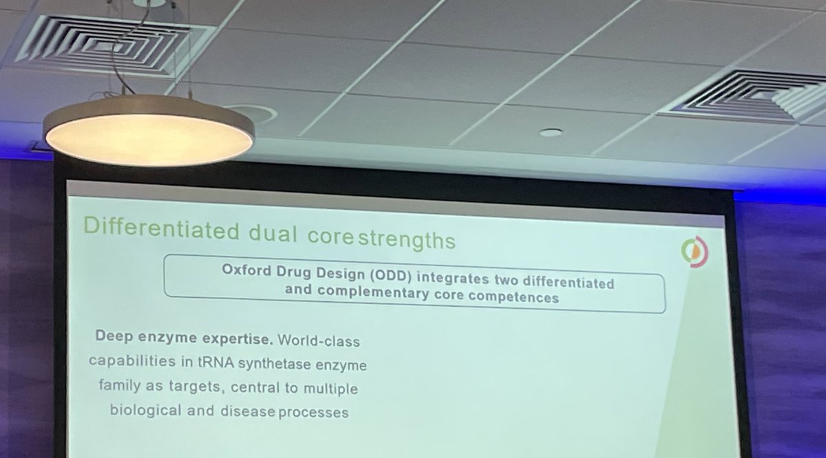 EDYoung202's tweet photo. Great talks at @biotrinity earlier in the week - including a showcase presentation from portfolio @OxDrugDes - highlighting their novel approach to targeting the mTor pathway in oncology indications. https://t.co/DooS7p5CRB