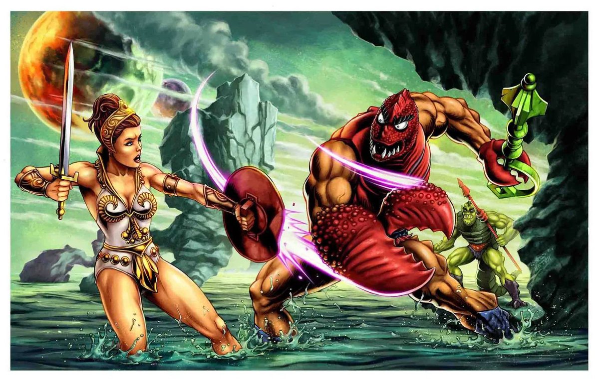 MissEvilLyn1's tweet photo. Have a fantastic #MOTU day to you all fellow fans!
Does not matter if you are into the figures, the TV shows, the comics or all of it, just find a few minutes today to enjoy this series!
I will read some MOTU comics today! https://t.co/HhIFU8pU9p