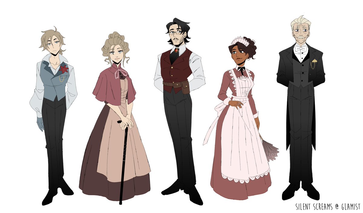 「Updated character designs reveal!   The 」|Glamist★のイラスト