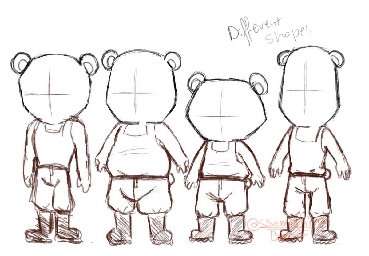 funky_classic's tweet photo. I made this to test new style with different shapes for the bears 
#UnicornWars #UnicornWarsfanart #UnicornWarsocs (Putting this if yall wanna use this has ref for ocs shapes) https://t.co/lqfnkfJSCe