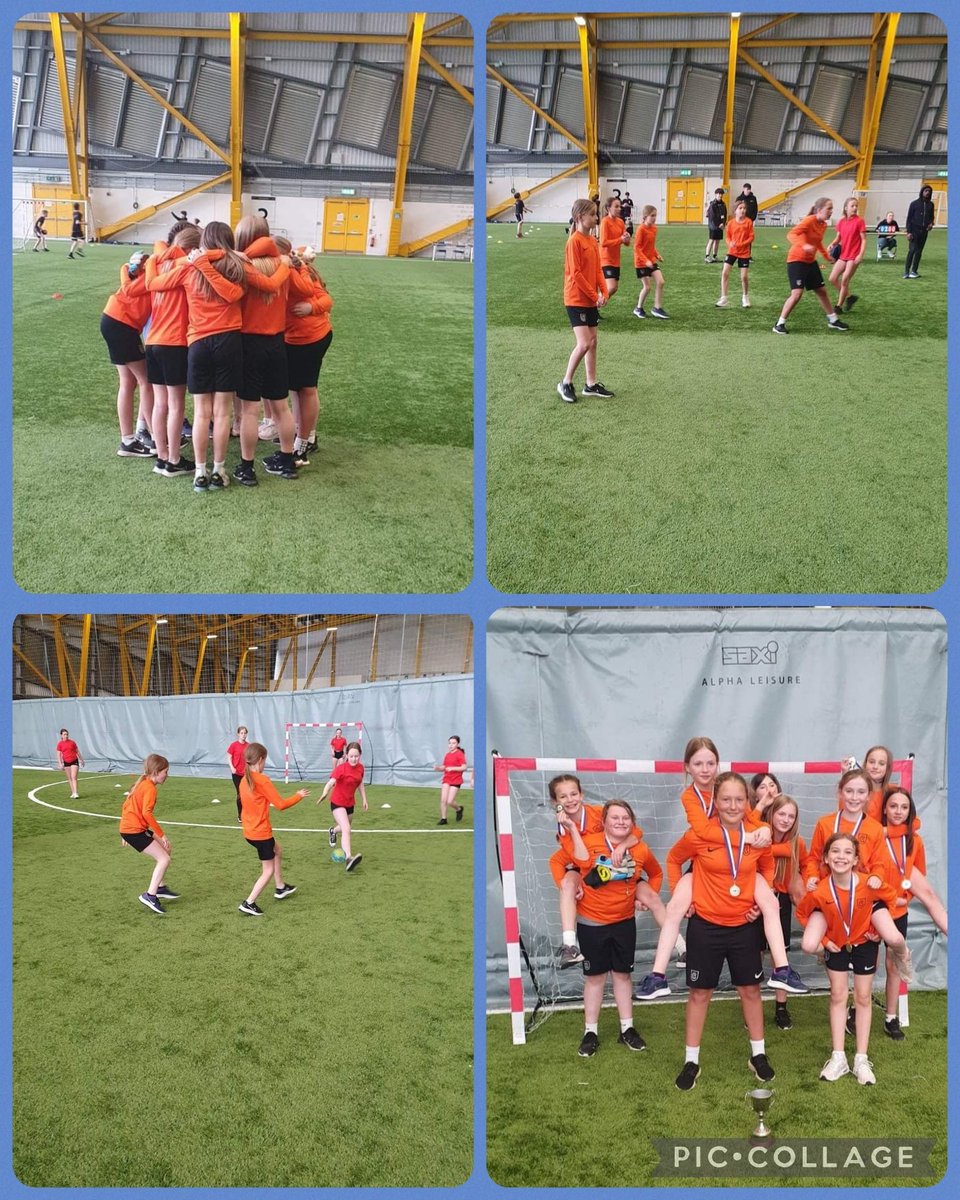 CapshardPS's tweet photo. 🏆SCOTTISH HANDBALL CHAMPIONS
A massive well done to our P6/7 girls handball team who won the Scottish Handball Championships today in Glasgow!  We are so proud of you all 🙌🙌. An amazing achievement and fab team!!💙🧡🙌🌟🏆👏🌟 @FifeActiveSch @scothandball https://t.co/d317aSpW2Z
