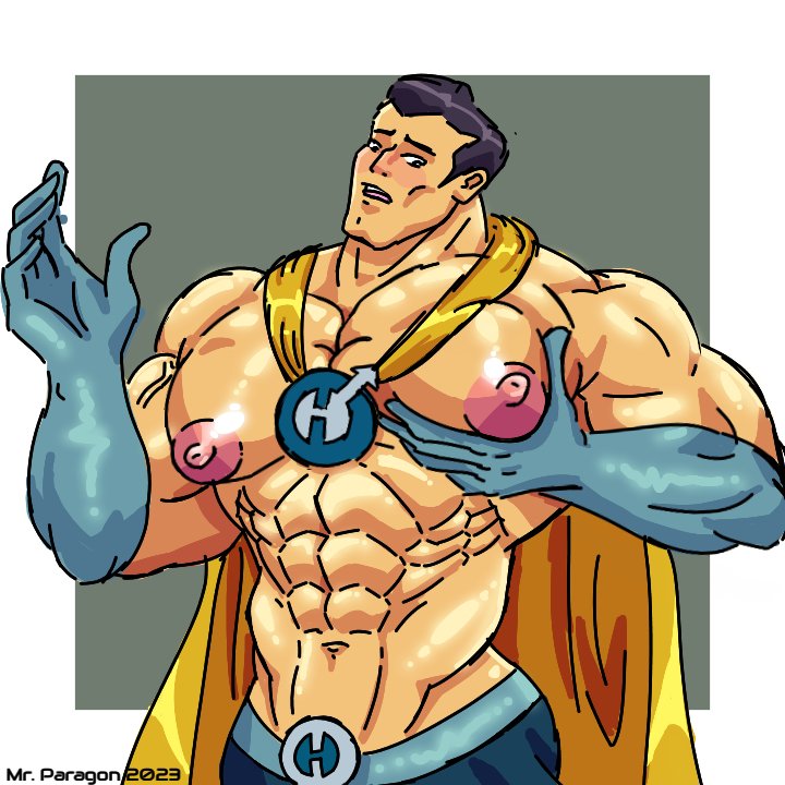 mr_paragon01's tweet photo. El Capi-pelmazo
#DrawnTogether #CaptainHero #LaCasaDeLosDibujos #Capitanazo #AdultSwim #MTV #BaraTiddies #Muscles #Abs #Pecs #Biceps #GayMuscles #MuscleWorship #Fanart #DigitalArt #DigitalArtwork #ComissionsOpen https://t.co/qCe9CiUqUX