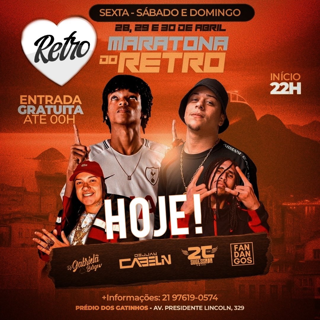 Retro2023Ofc's tweet photo. HOJE ! https://t.co/taLK5j0zAD