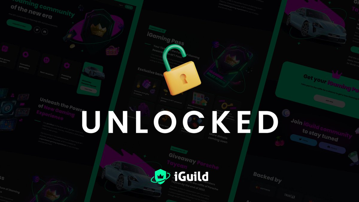 iGaming_Guild's tweet photo. ⚡️ WEBSITE ANNOUNCEMENT ⚡️

👉 https://t.co/HBXXwAsFPx

✅ On iGuild's landing page you can find detailed information about the project, giveaways, benefits of iGaming pass and much more! 

#Web3 #FREEMINT #NFTGiveaway #WLgiveaway #Crypto https://t.co/2DfSaxNgca