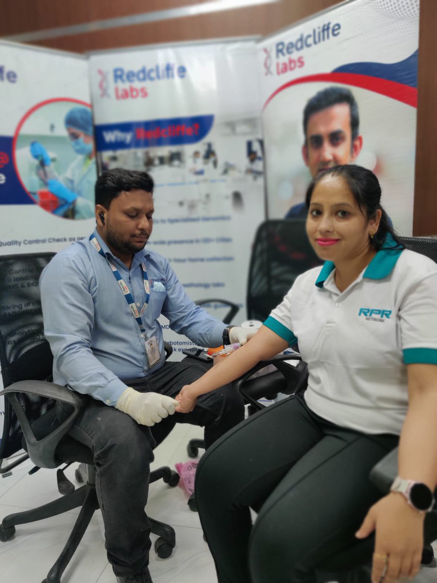 RPR and @redcliffelab set an example by providing free health checkups to their employees on #WorldDayforSafetyandHealth. Let's encourage more organizations to prioritize #WorkplaceWellness and build a stronger, safer, and healthier work environment! #HealthyWorkforce #RPR