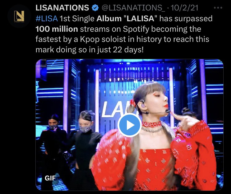 LISANATIONS_'s tweet photo. I am incredibly proud of you Lalisa 😭

CONGRATS LISA
LALISA ALBUM ONE BILLION
#LALISA_1B_SPOTIFY https://t.co/yREhoNtEAE