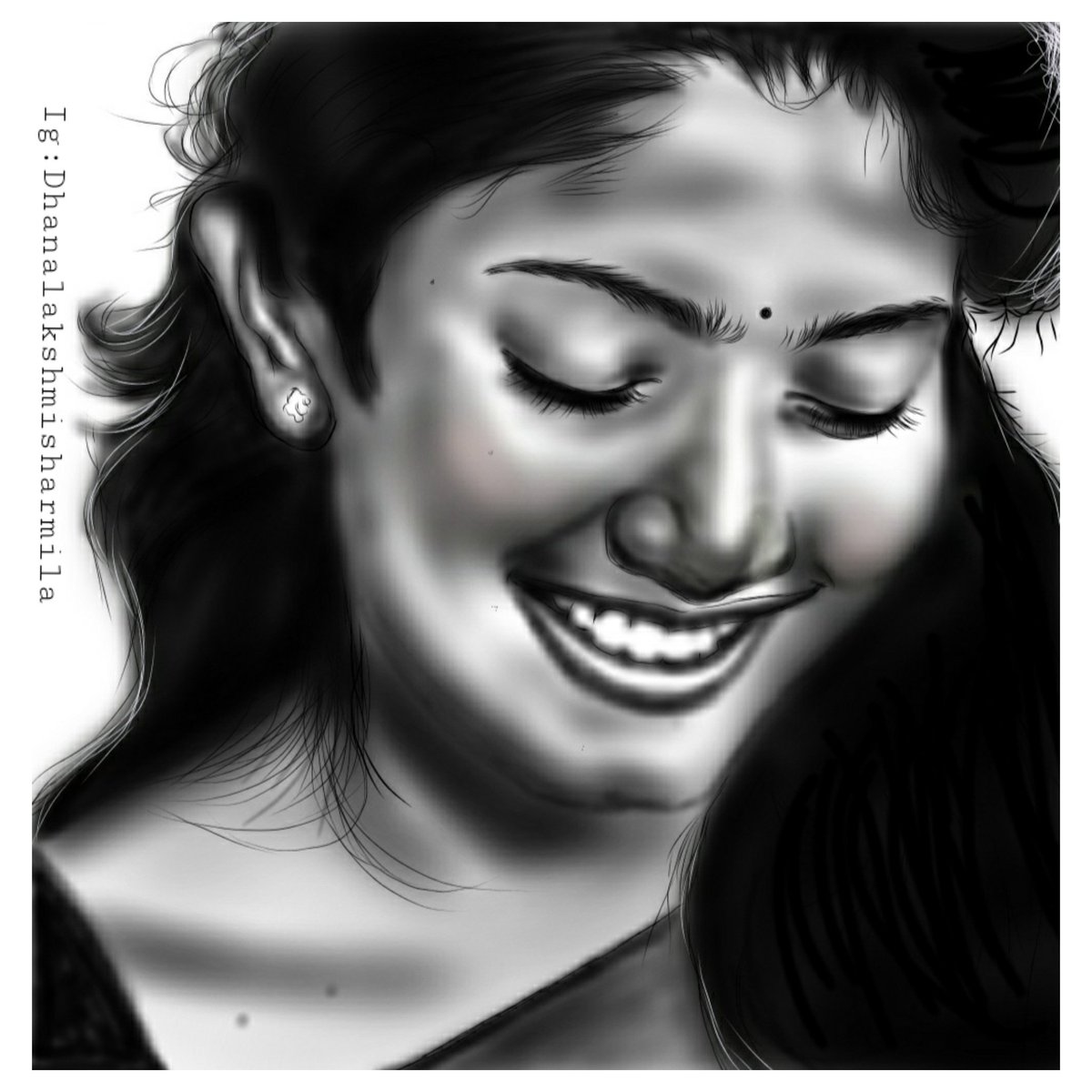 JSharmila2's tweet photo. Actress @Sai_Pallavi92 Mam 
Digital Art 
My Art ✍😉
#art #digitalart #Digital #digitaldrawing #artwork #artworks #artoftheday #artist #artists #ArtistOnTwitter #artistsupport #artistsontwitter #artistic #saipallavi #actress #digitalportrait #drawing https://t.co/qneRsDb4hd
