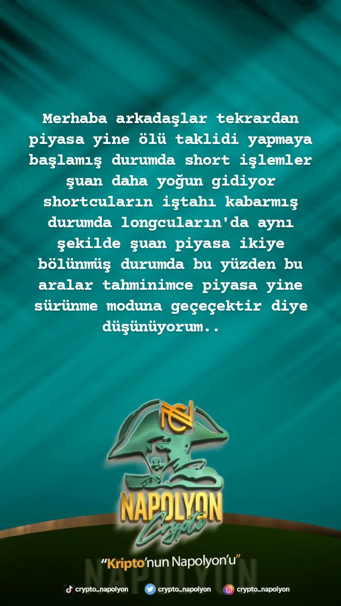 crypto_napolyon's tweet photo. Bu yüzden arkadaşlar bu aralar açaçağınız işlemlere dikkat edip açarken 1 2 sefer düşünmeniz gerek.. #Crypto #kripto #Btc #Ethereum #Binance #analiz #NASDAQ #GER30 https://t.co/dh9omGeMEa