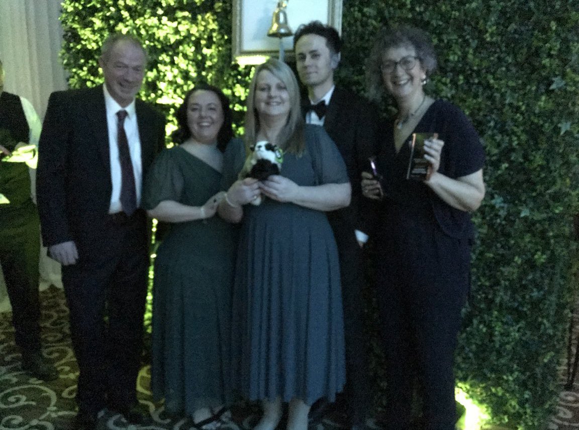 Great evening at the <a href="/NorthumbriaNHS/">NorthumbriaNHS</a> Staff Awards last night with the BadgerNet project team 🦡

Well done to all winners and nominees!