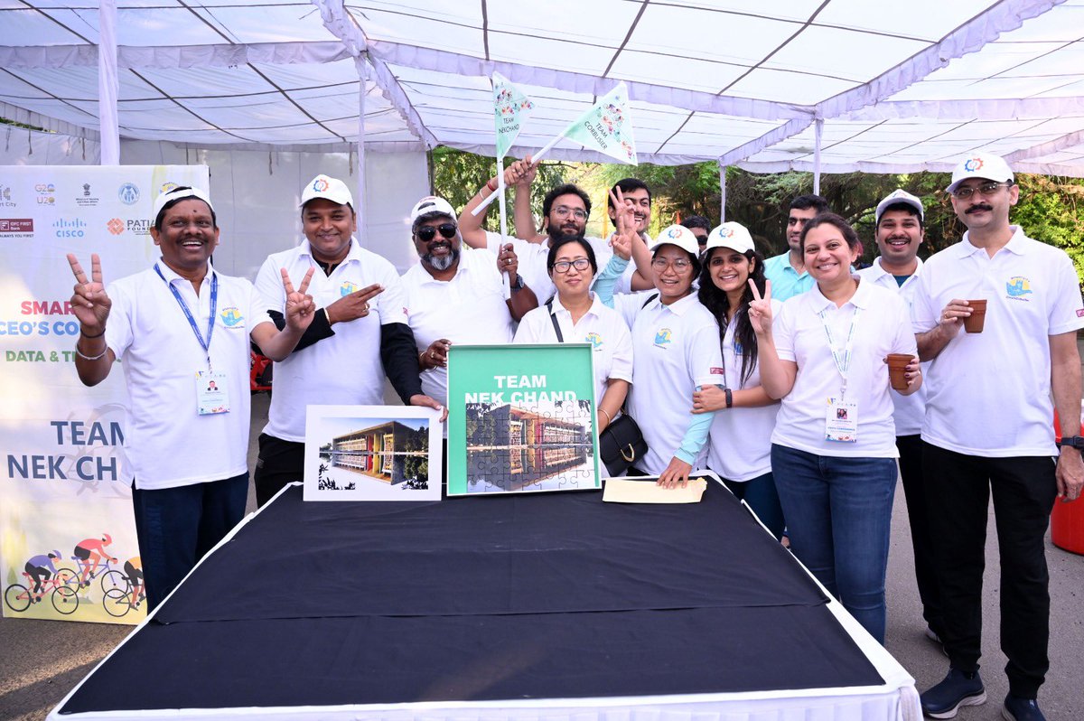 ChandigarhSmart's tweet image. Adventure activity- the morning treasure hunt, organised by Smart City Chandigarh for delegates of the conference to give them the opportunity to experience the cycling infrastructure of Chandigarh !!

#CEOsConference #ChandigarhSmartCity #Chandigarh #ICCCChandigarh…