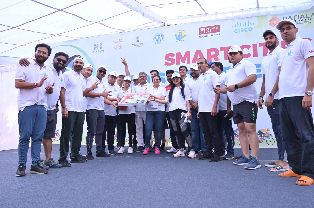 ChandigarhSmart's tweet image. Adventure activity- the morning treasure hunt, organised by Smart City Chandigarh for delegates of the conference to give them the opportunity to experience the cycling infrastructure of Chandigarh !!

#CEOsConference #ChandigarhSmartCity #Chandigarh #ICCCChandigarh…