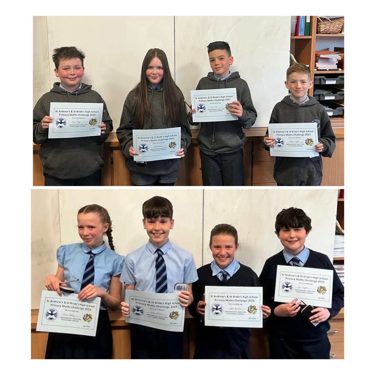 SASB_Numeracy's tweet image. A big thank you and well done to all the children who competed in our Primary Maths Challenge!
The pupils were amazing 🤩 Congratulations to our winners St Hilary&apos;s and 2nd place Our Lady of Lourdes! See you both at the final in June! @sasbhighschool