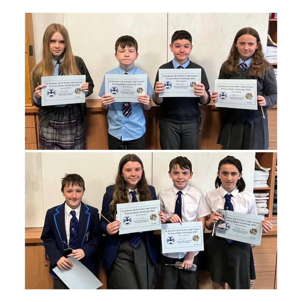 SASB_Numeracy's tweet image. A big thank you and well done to all the children who competed in our Primary Maths Challenge!
The pupils were amazing 🤩 Congratulations to our winners St Hilary&apos;s and 2nd place Our Lady of Lourdes! See you both at the final in June! @sasbhighschool